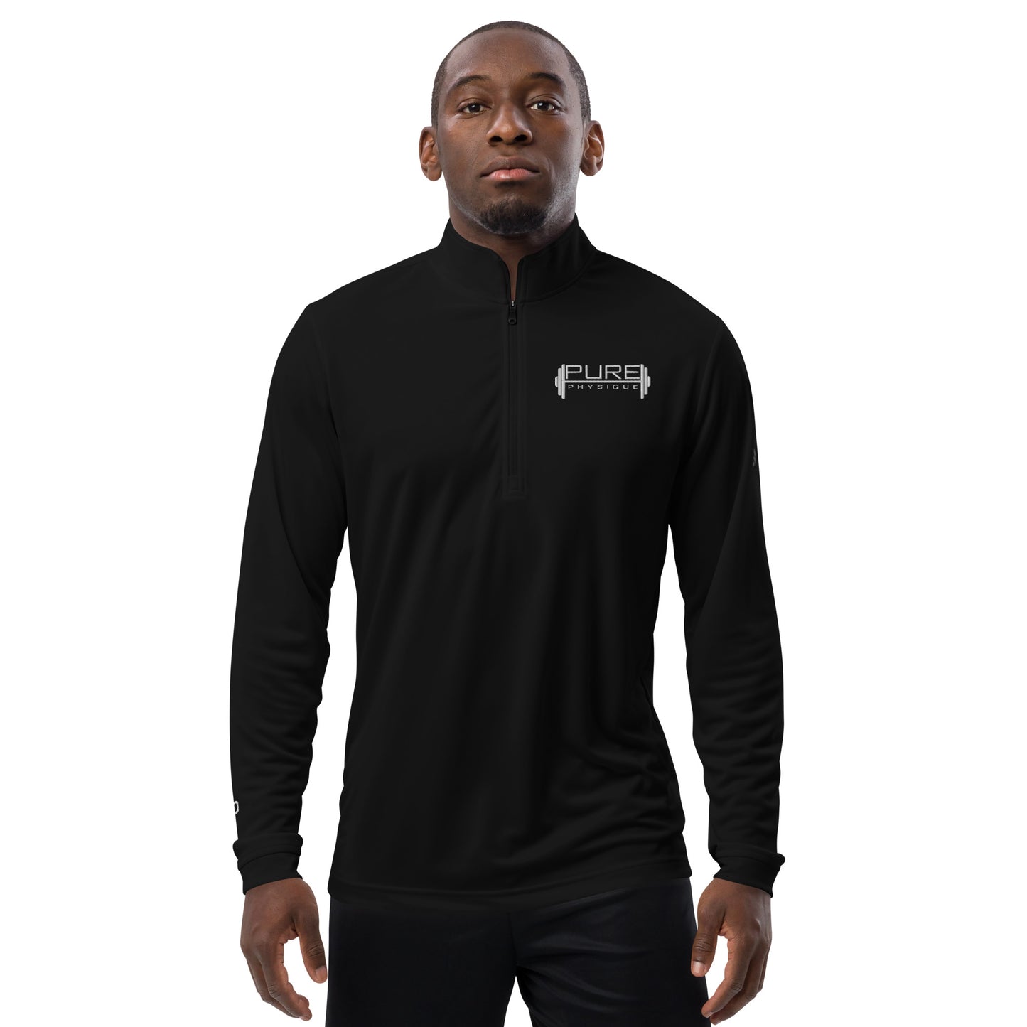 "PURE PHYSIQUE" Quarter Zip Pullover
