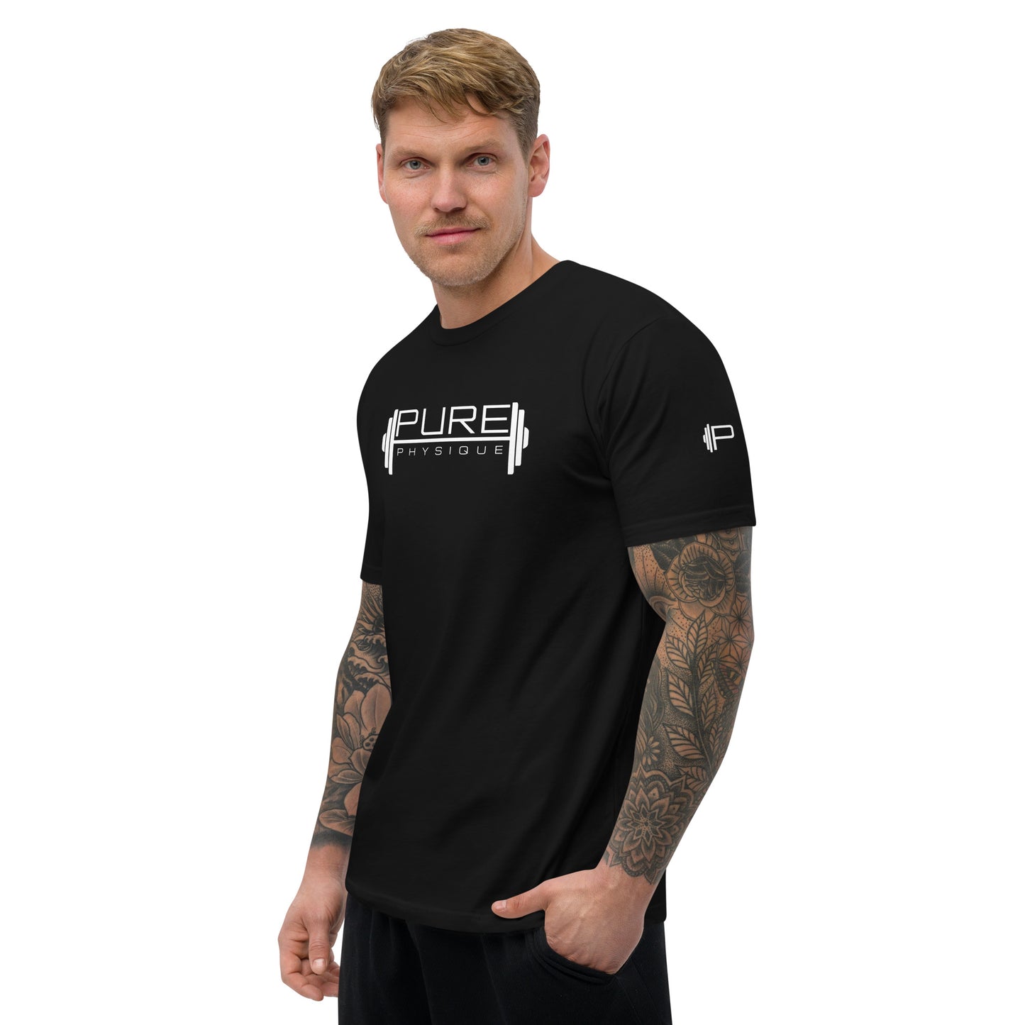 "PURE PHYSIQUE" Men's Fitted Tee