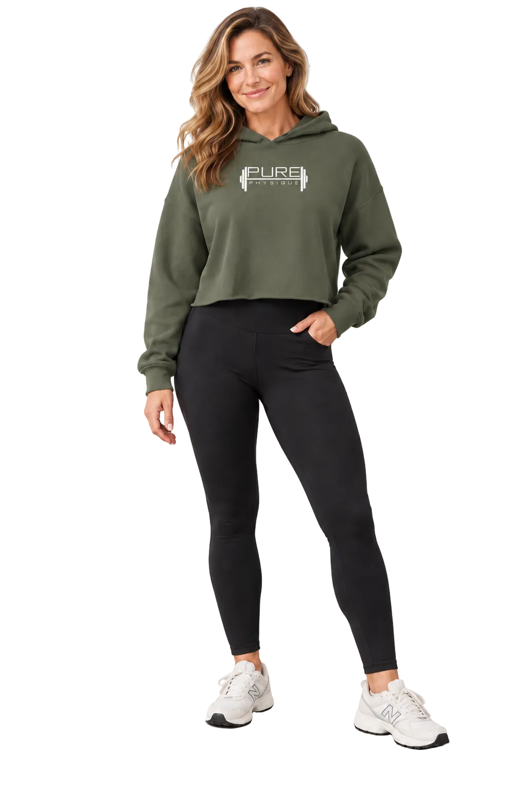 Sweatshirt | Women's Crop Top Hoodie