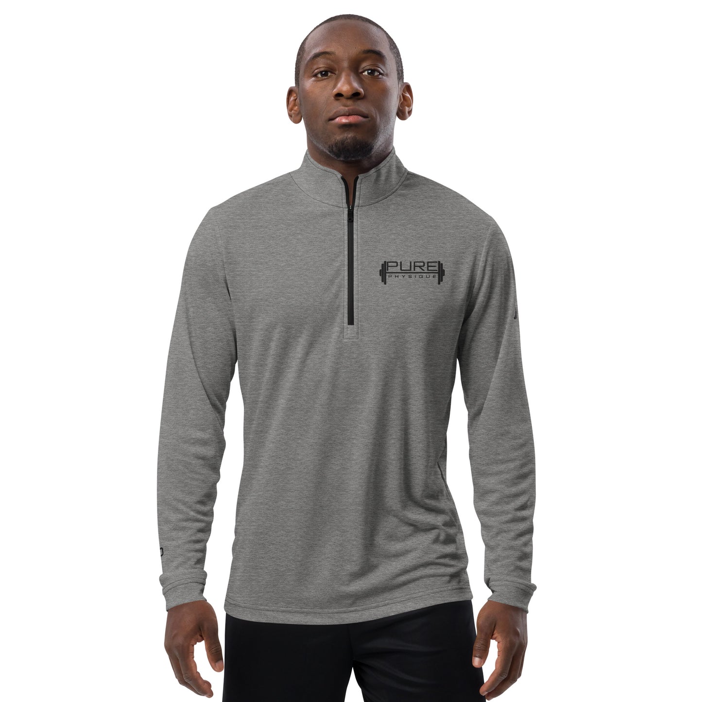 "PURE PHYSIQUE" Quarter Zip Pullover
