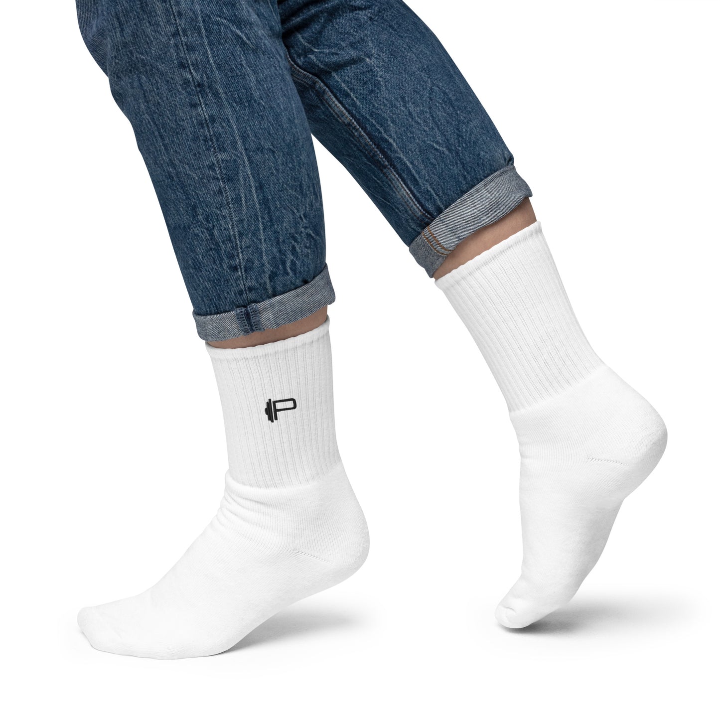"P" Icon Socks