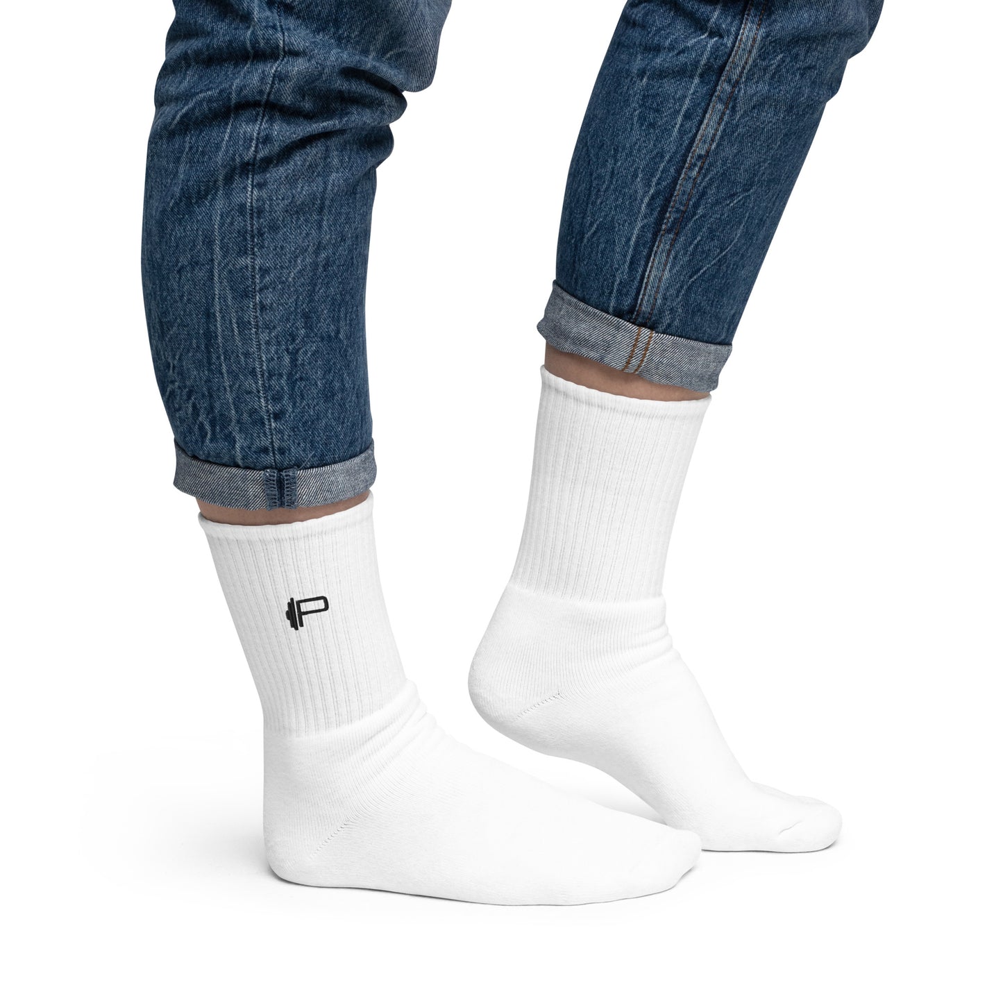 "P" Icon Socks